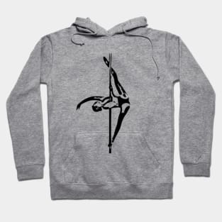 Aerialist Pole Dancer Splits Hoodie